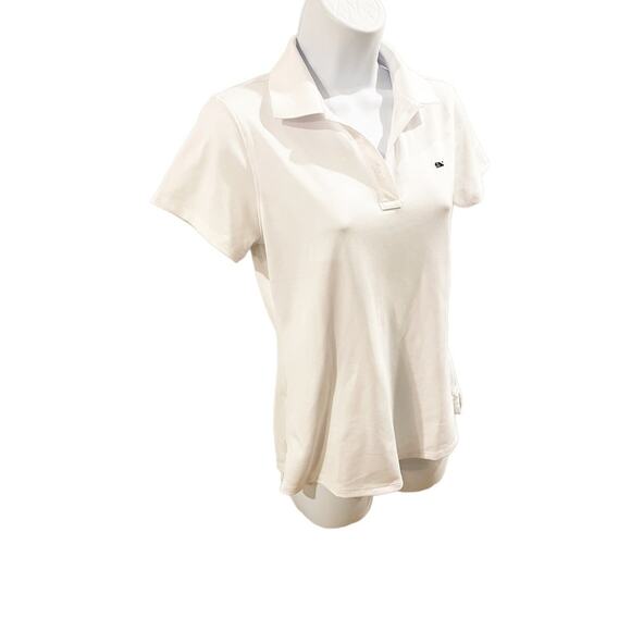 Vineyard Vines Classic White Short Sleeve Performance Polo Size XS - Picture 2 of 6
